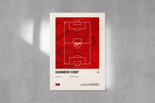 Plakat „Czerwony Bastion – Duma Północy Londynu”
