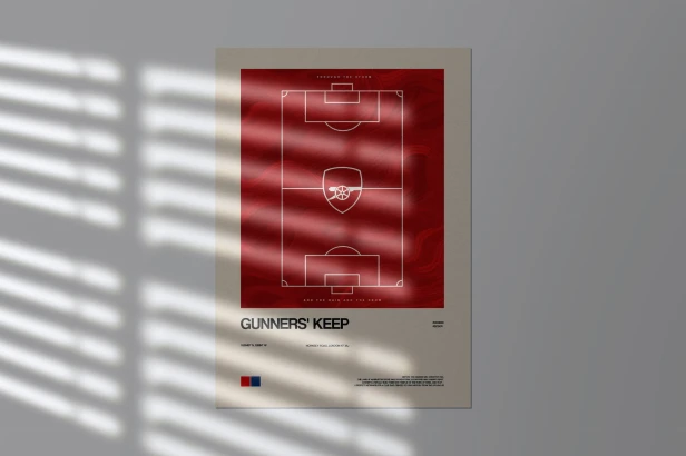 Plakat „Czerwony Bastion – Duma Północy Londynu”