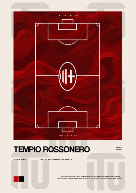 Obraz „Tempio Rossonero – Świątynia Mediolanu”