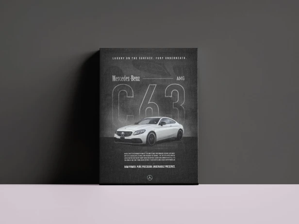 Obraz „Mercedes AMG C63"