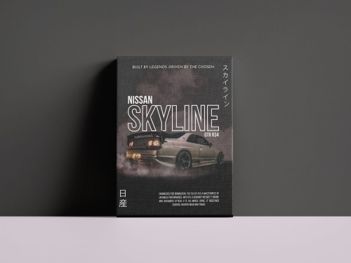 Obraz „Nissan Skyline GTR R34"