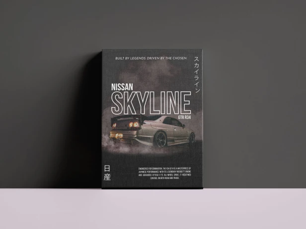 Obraz „Nissan Skyline GTR R34"