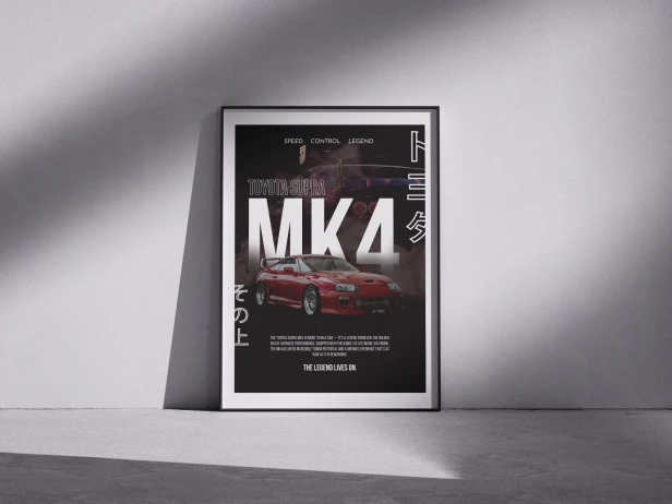Plakat „Supra MK4"